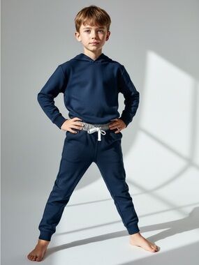 Carter’s 100% cotton deep blue sweatpants Boys 18 Months elastic waist pull-on